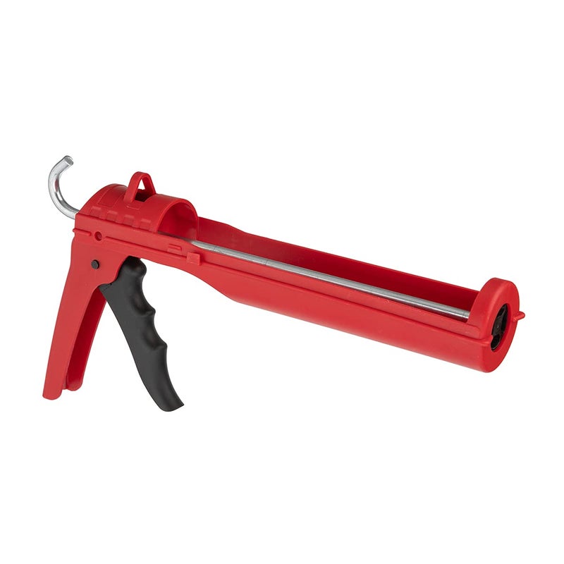 INTERTOOL Caulking Silicone Gun with 10 oz. Tube & 10:1 Thrust Ratio â€“ Drip-Free Lightweight Hand Caulk Gun Tool with Durable Plastic Body, Smooth Rod, Quiet Ratcheting HT-0027 - Image 5